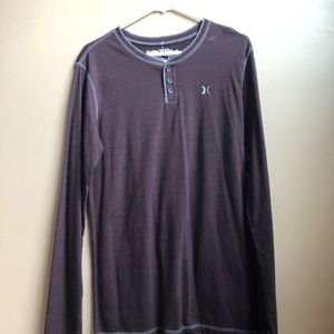 Medium Burgundy Hurley Long sleeve